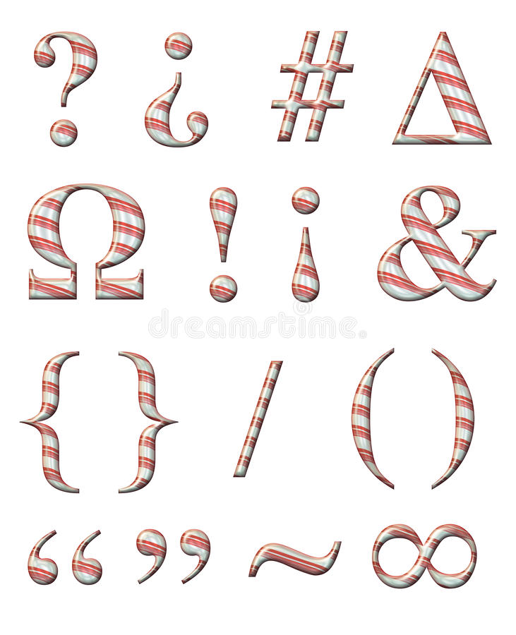 candy cane font in word